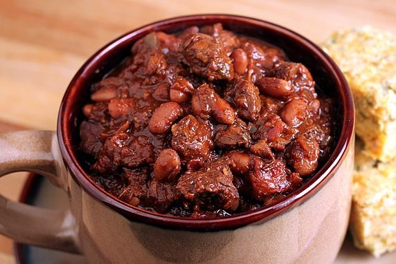 Hearty, Thick Sirloin Chili: Best Ever in Clay!