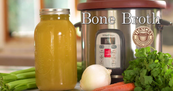 Bone Broth with a VitaClay Slow Cooker - Miller's Bio Farm