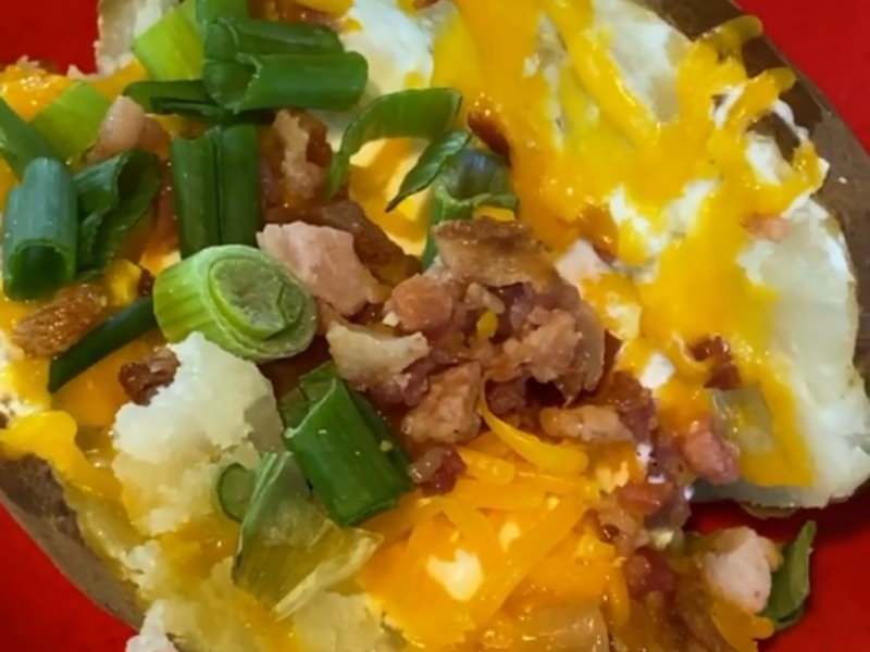 Loaded Potatoes Made in 50 Minutes in VitaClay Fast Slow Cooker