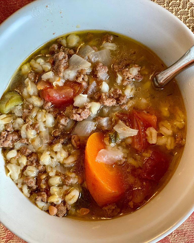 Nourishing Grass-fed Beef Barley Soup to Help Lose Weight