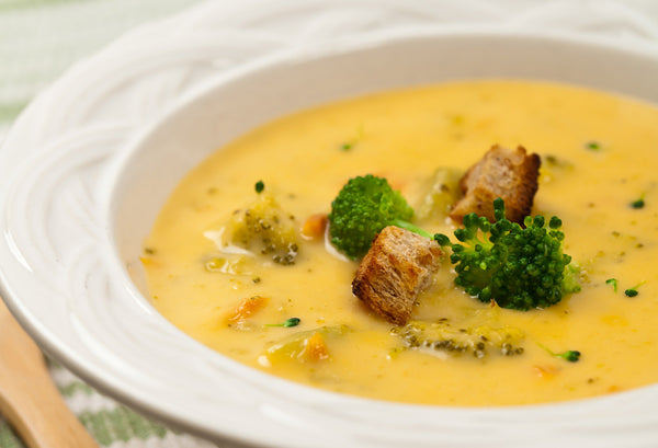 Creamy Cheesy Broccoli Soup - VitaClay® Chef