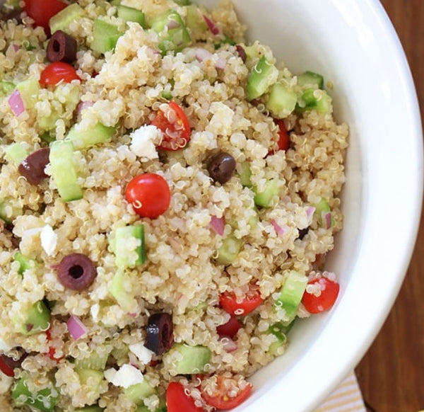 Mediterranean Quinoa Salad in VitaClay Rice Cooker VitaClay® Chef