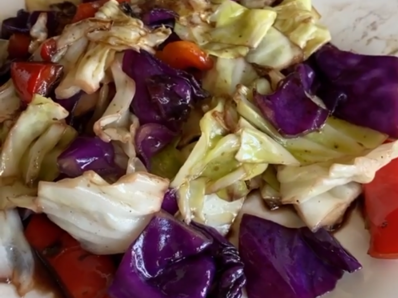 Yummy Pickled Cabbage Mix - Weekend’s Vegetable Feast in just 10 Minutes