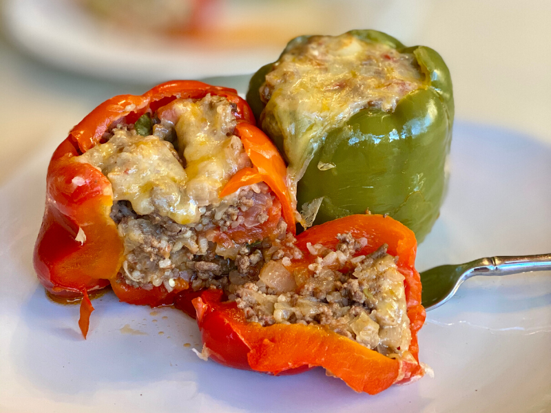 How to Make Stuffed Bell Peppers in Your VitaClay Pot?