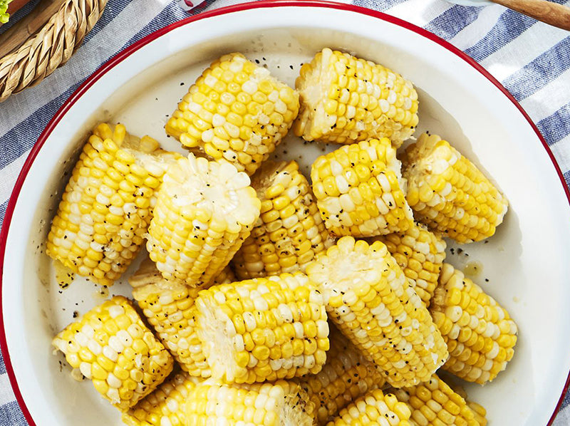 Corn Cobettes With Basil Butter