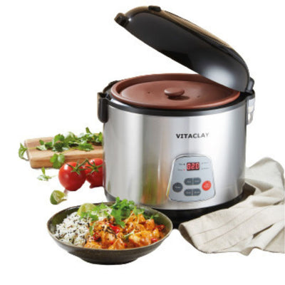 VITACLAY 4-IN-1 ORGANIC RICE N' SLOW COOKER IN CLAY POT VF7700