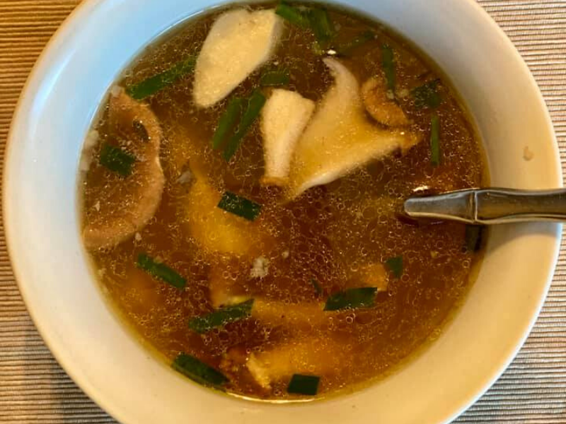 Warming and Nourishing Homemade Shanghai Wonton Soup in Clay