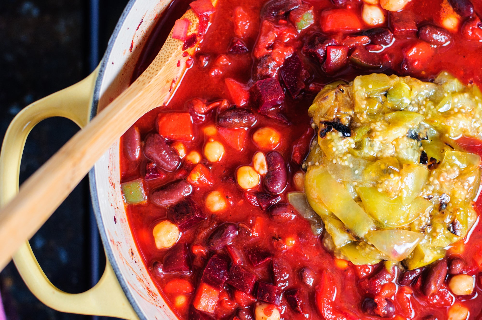 As the Weather Cools, Mix it Up with Beet Chili!