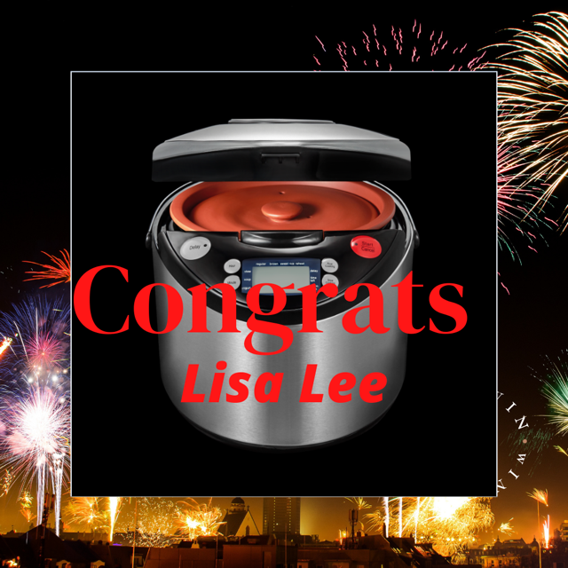 announce the VitaClay 12 days of Giveaway Lucky Winners