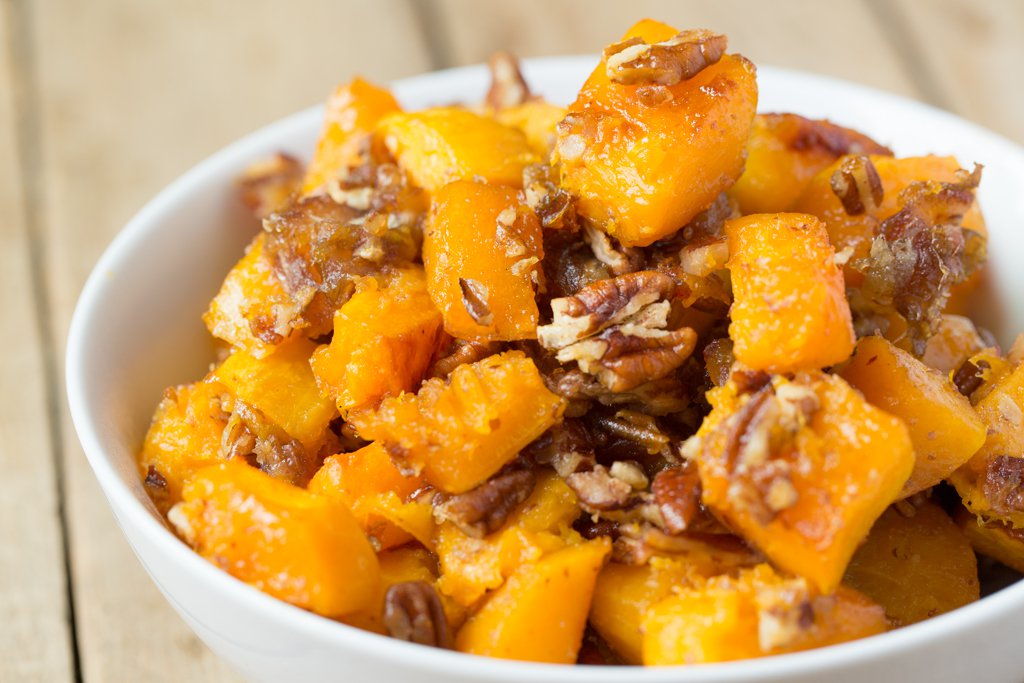 Crave this: Maple Pecan Butternut Squash, Sweet and Satisfying