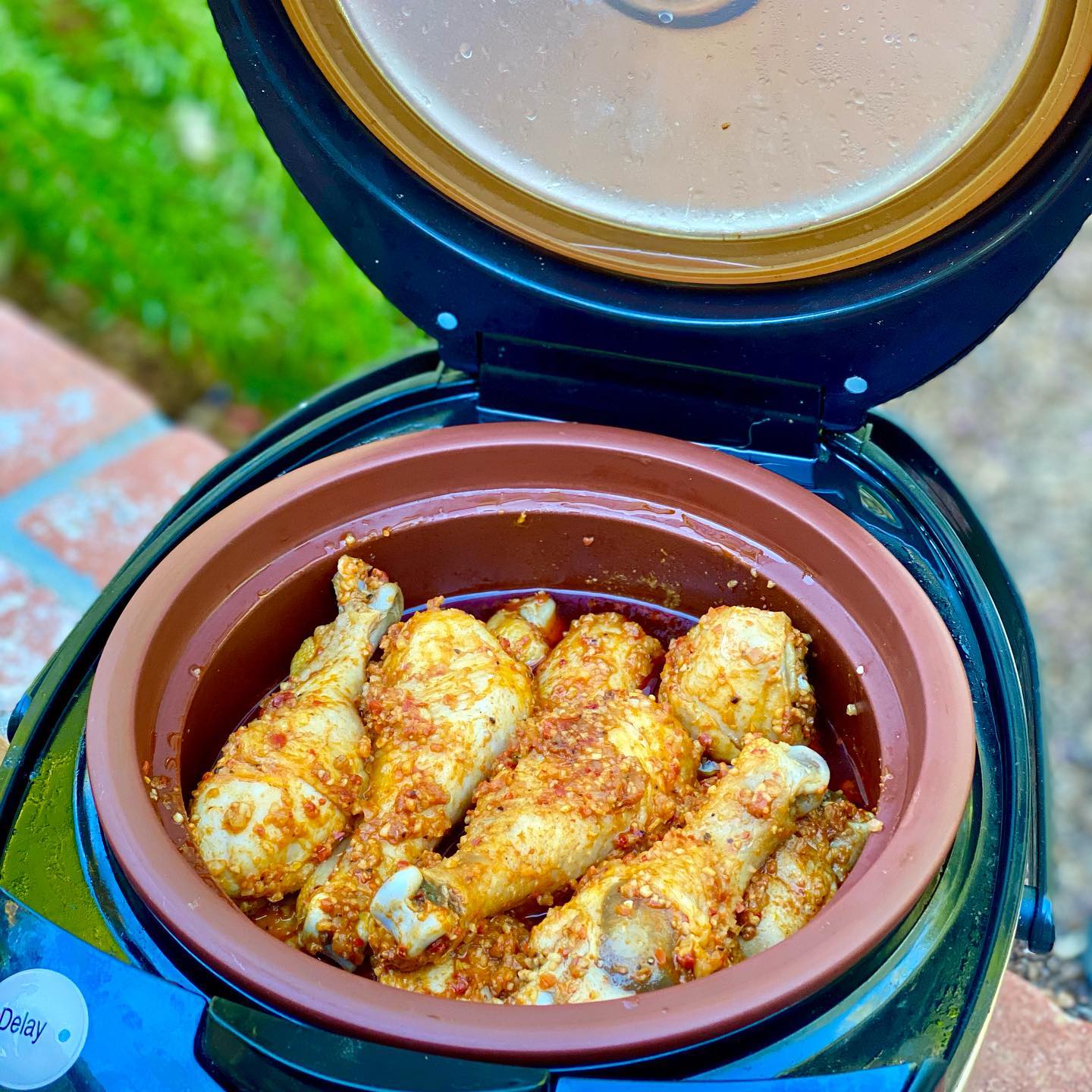 Party Finger Food: BBQ Chicken made in VitaClay Instant Crock Pot