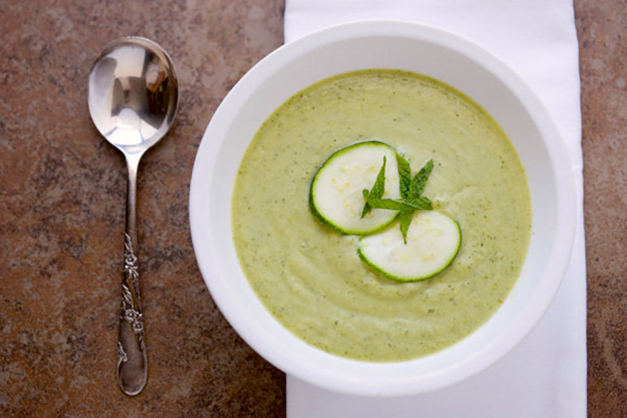 VITACLAY PEA, ZUCCHINI, AND MINT SOUP