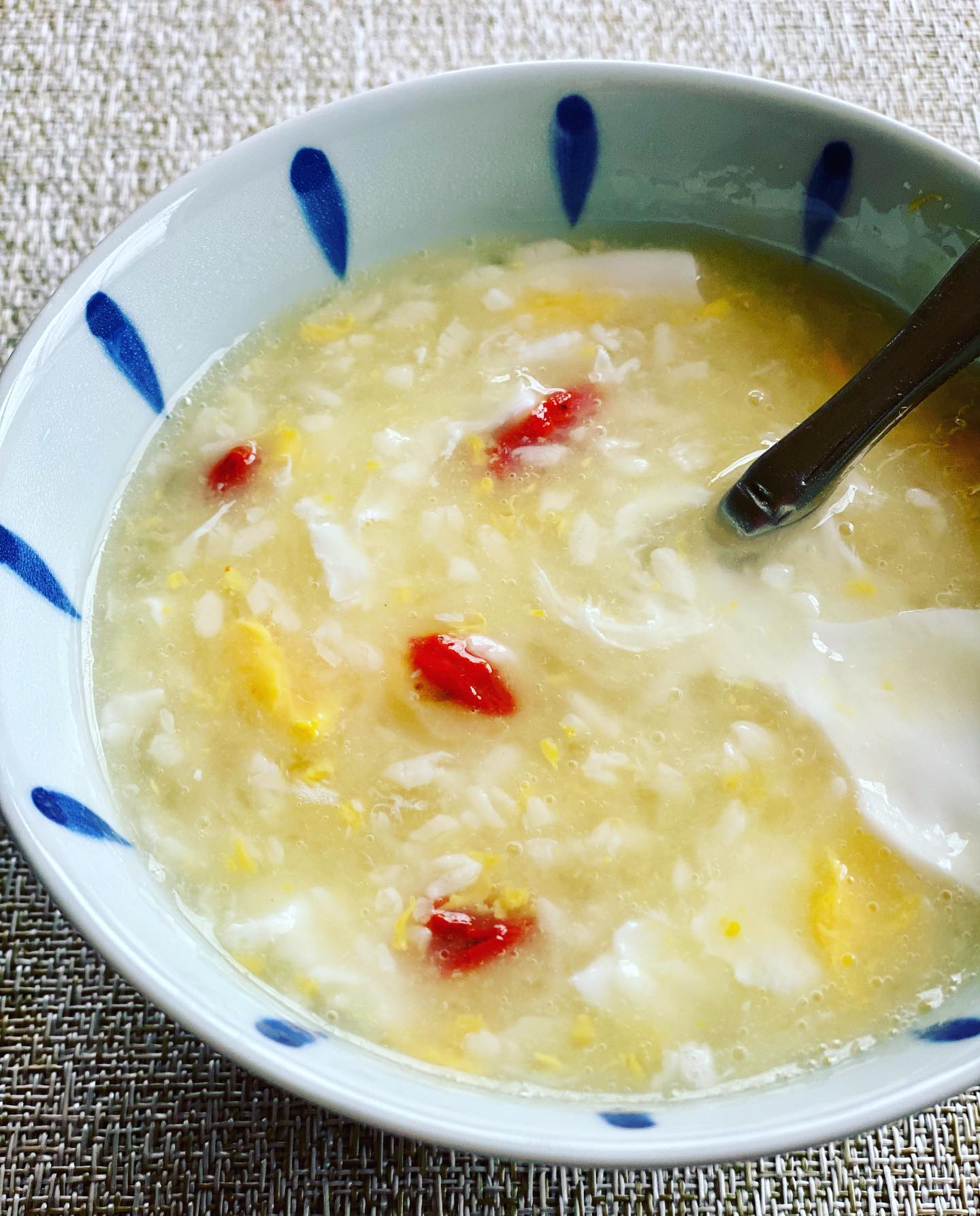 Egg flower soup