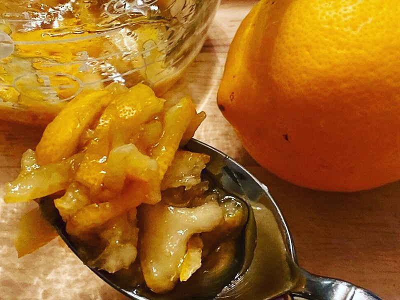 IMMUNE BOOSTING, ANTIBACTERIAL, ANTIMICROBIAL AND ANTIFUNGAL LEMON PEEL JAM WITH HONEY