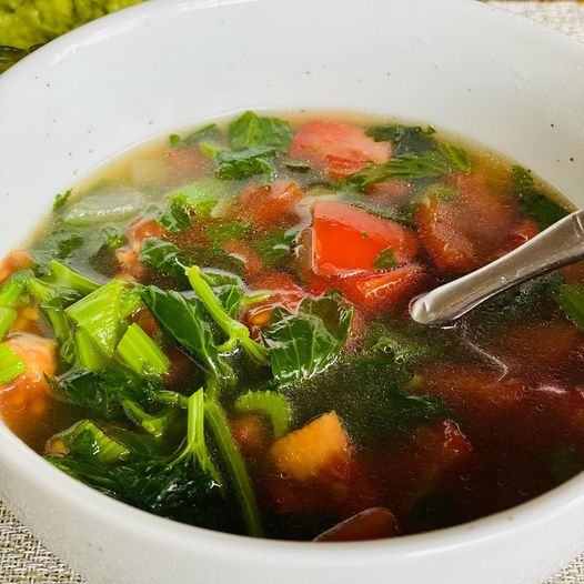 Farm fresh tasty soup