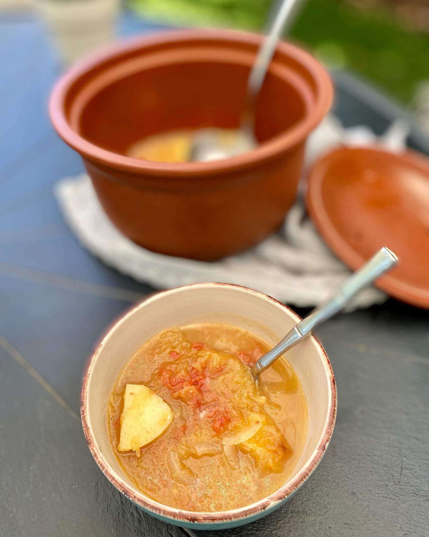 spaghetti squash potato soup