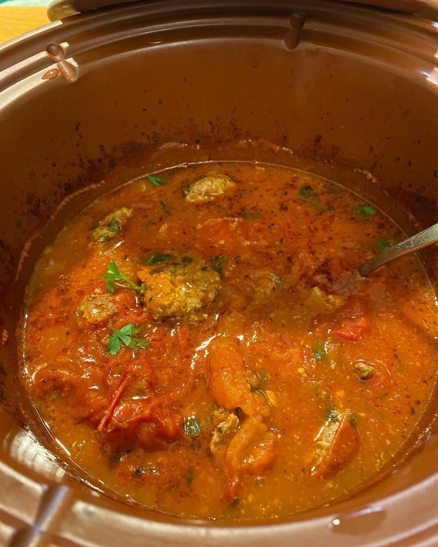 Best ever tomato sauce from my clay pot!