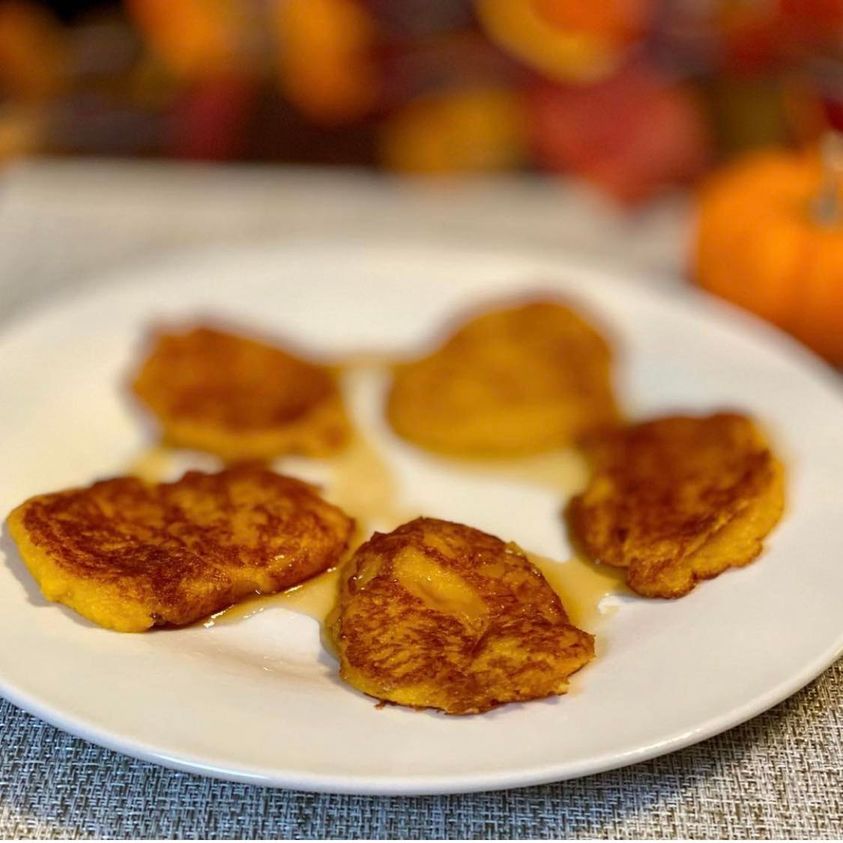 Pumpkin pancakes