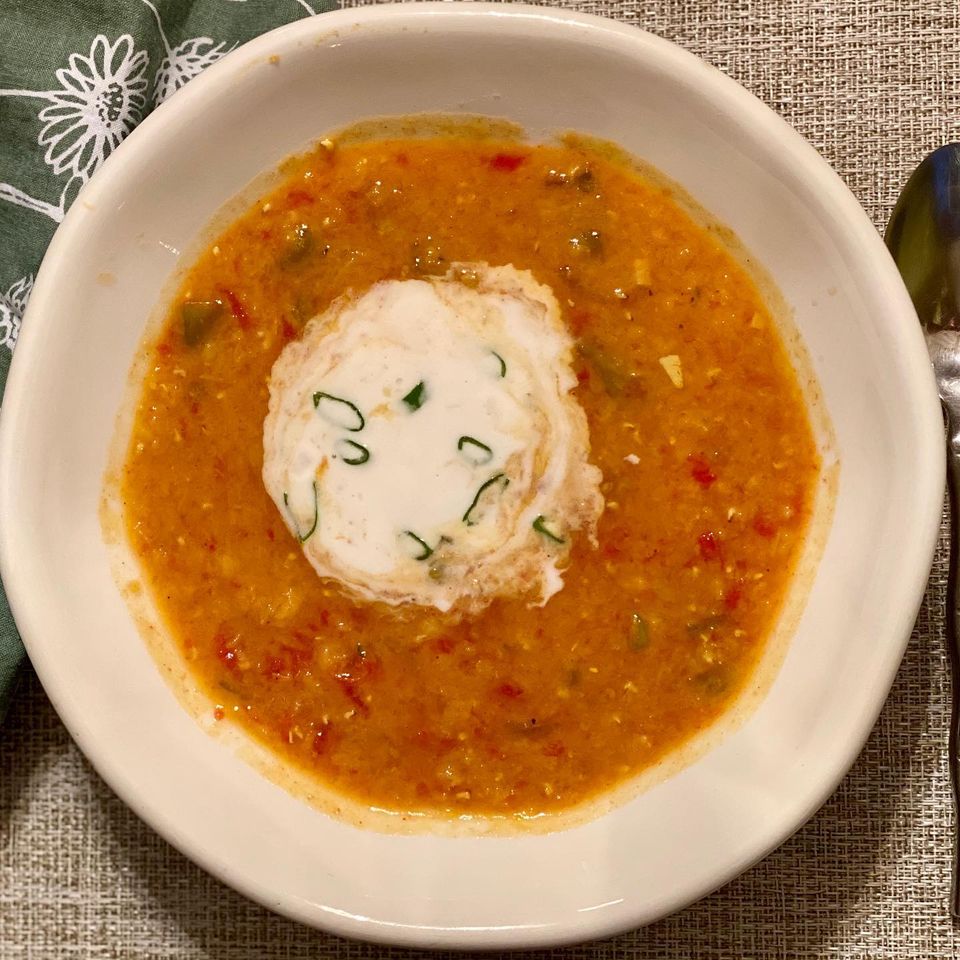 BEST EVER SPICED INDIAN LENTIL SOUP IN COCONUT CURRY