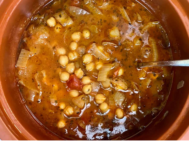 Anti-Viral Immune-Boosting Greek Chickpea Soup