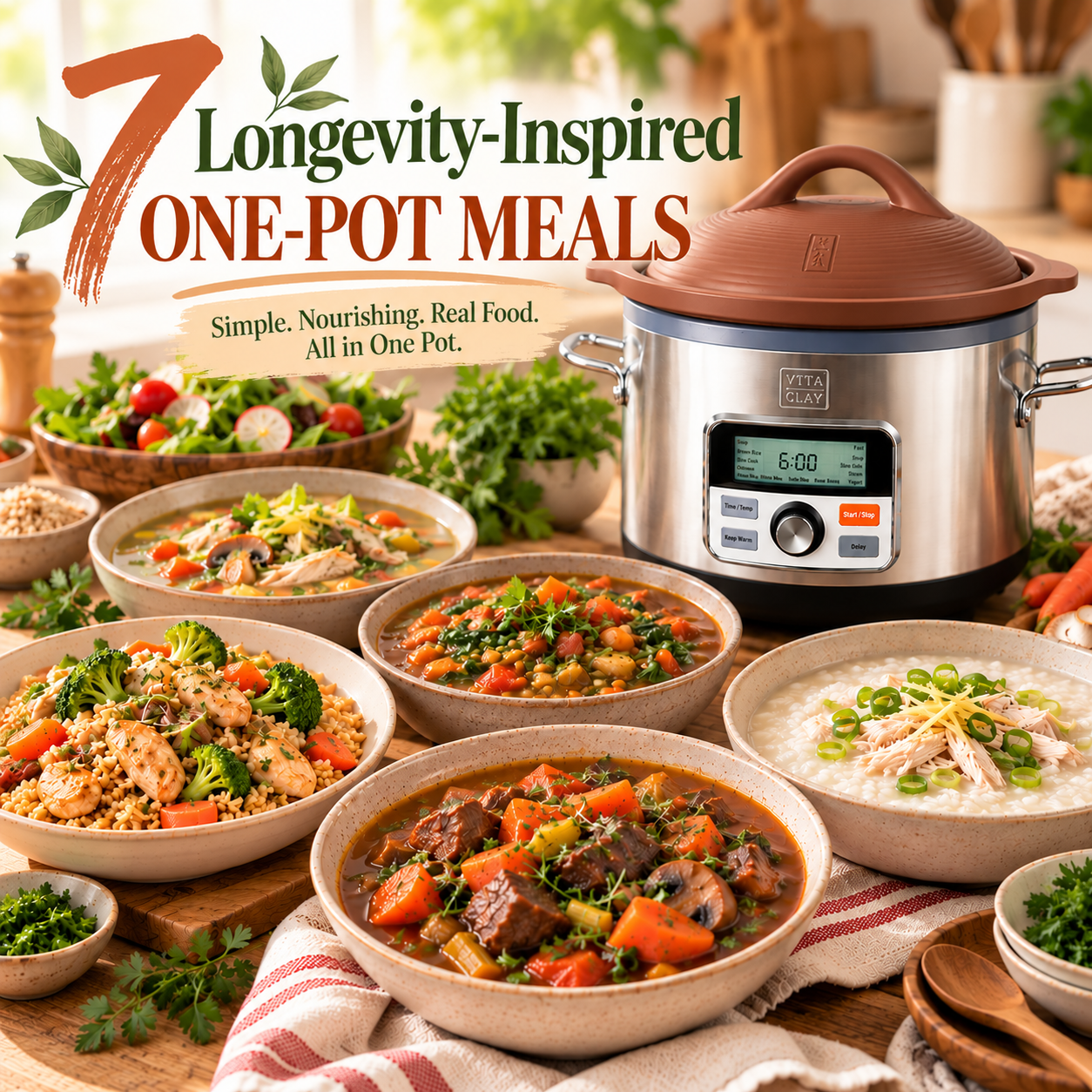 7 Longevity-Inspired One-Pot Meals for a Simple Week