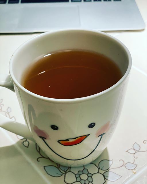 Warm ginger tea to energize your "chi"