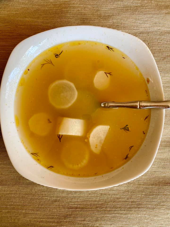 Weekly Detox: cold and flu protecting, immune boosting daikon soup