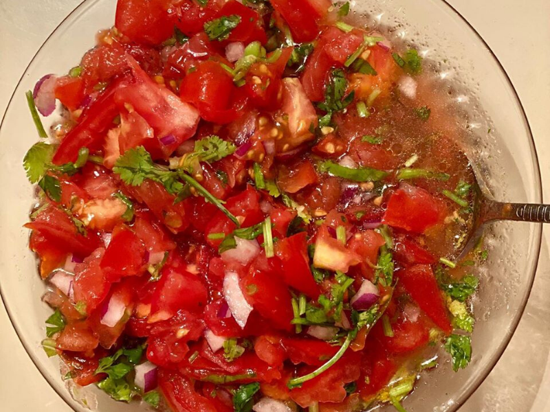 Homemade Allergy Relieving Salsa