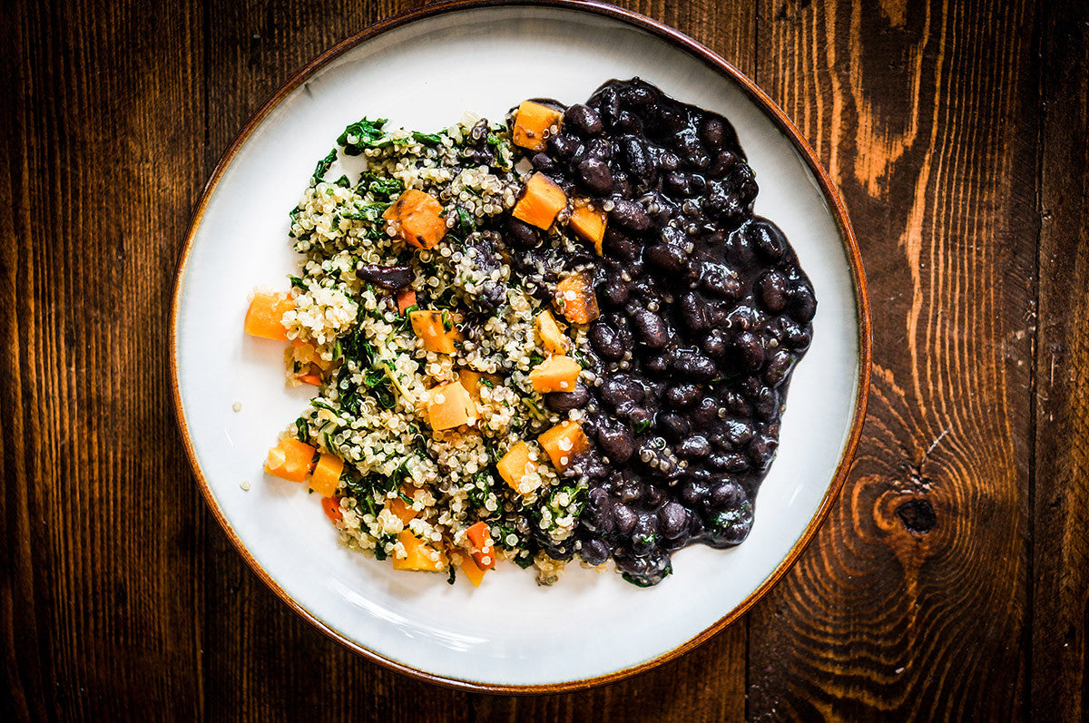 Quinoa and Black Bean Salad, A Dinner of Gold!