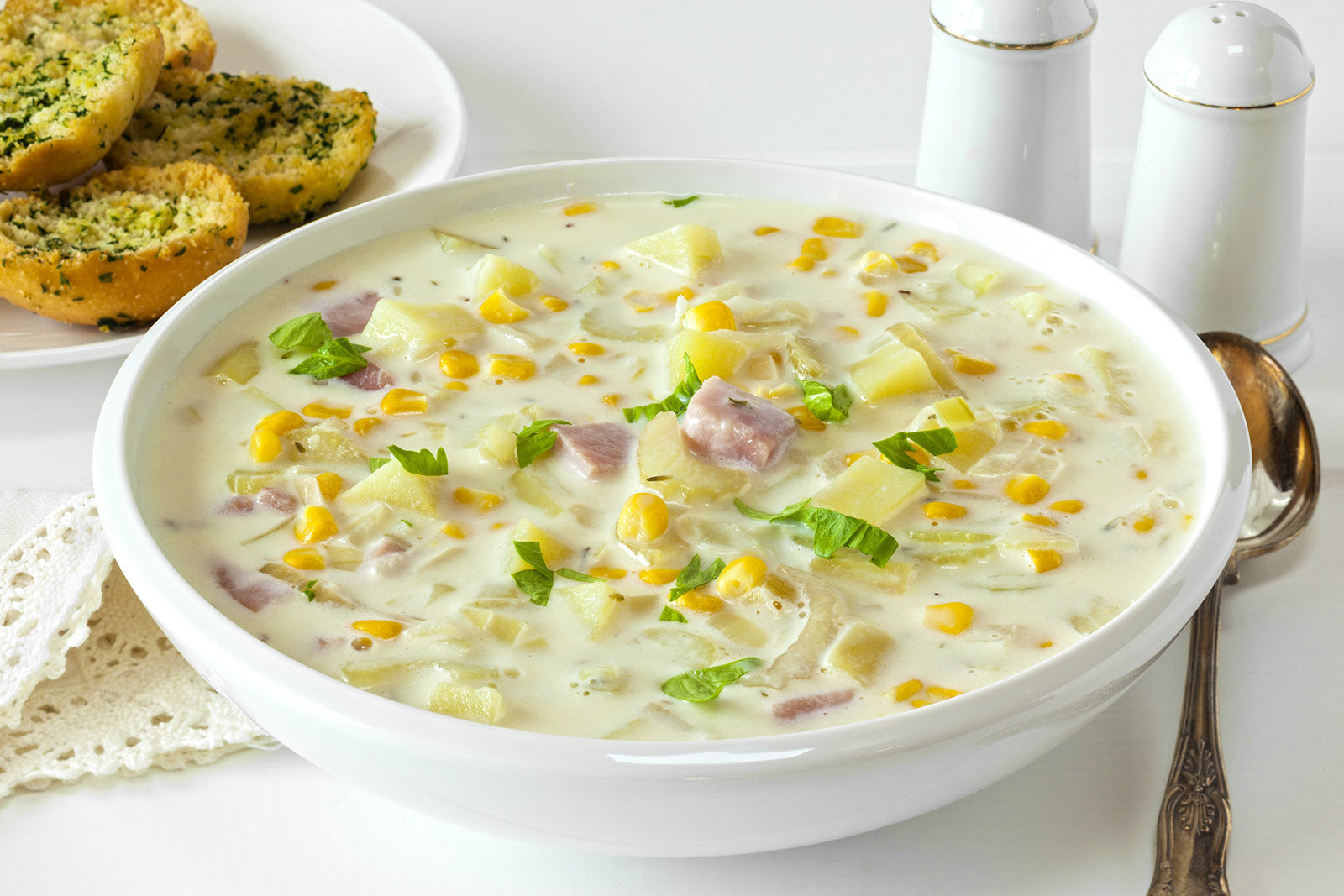 Ham and Potato Chowder is Quick and Easy with VitaClay