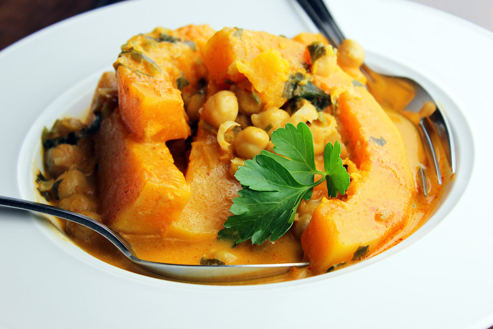 One Pot Wednesdays: Curried Butternut Squash Quinoa with Garbanzo beans