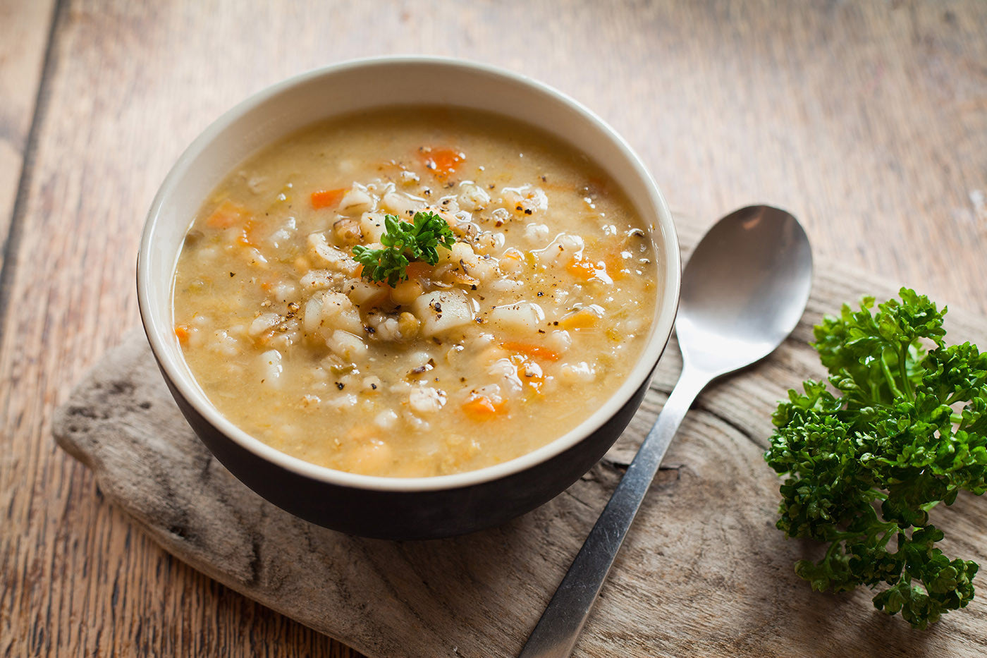 One More Soup Recipe for Soup Sunday: Barley and Vegetables