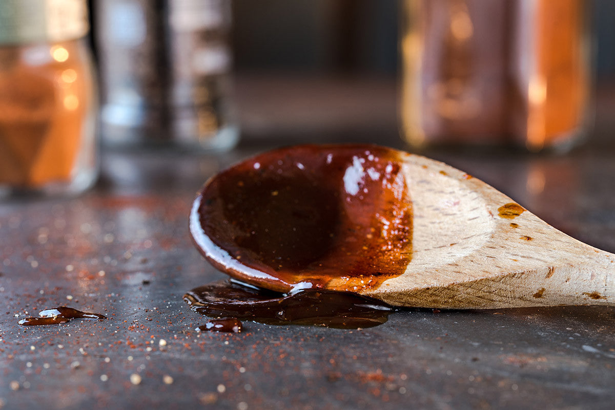Homemade Honey Barbeque Sauce… Slow Cooked in Clay!