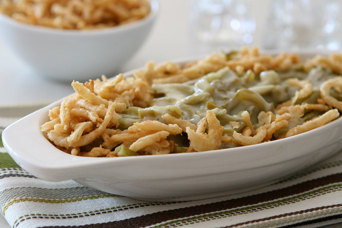 Holiday Comfort Food with a Twist! Cajun Green Bean Casserole in VitaClay!