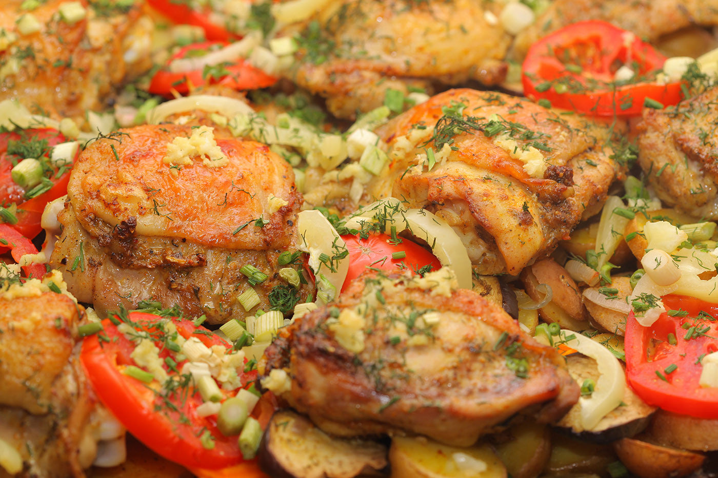 Clay Pot Chicken Vesuvio, Slow Cooked to Perfection in One Pot!