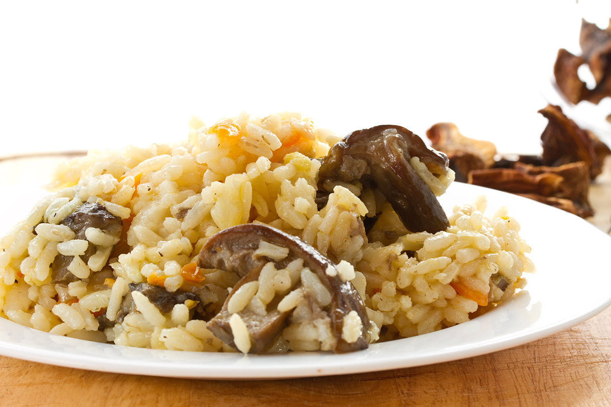 Haute Cuisine: Vegetarian Hazelnut-Mushroom Pilaf