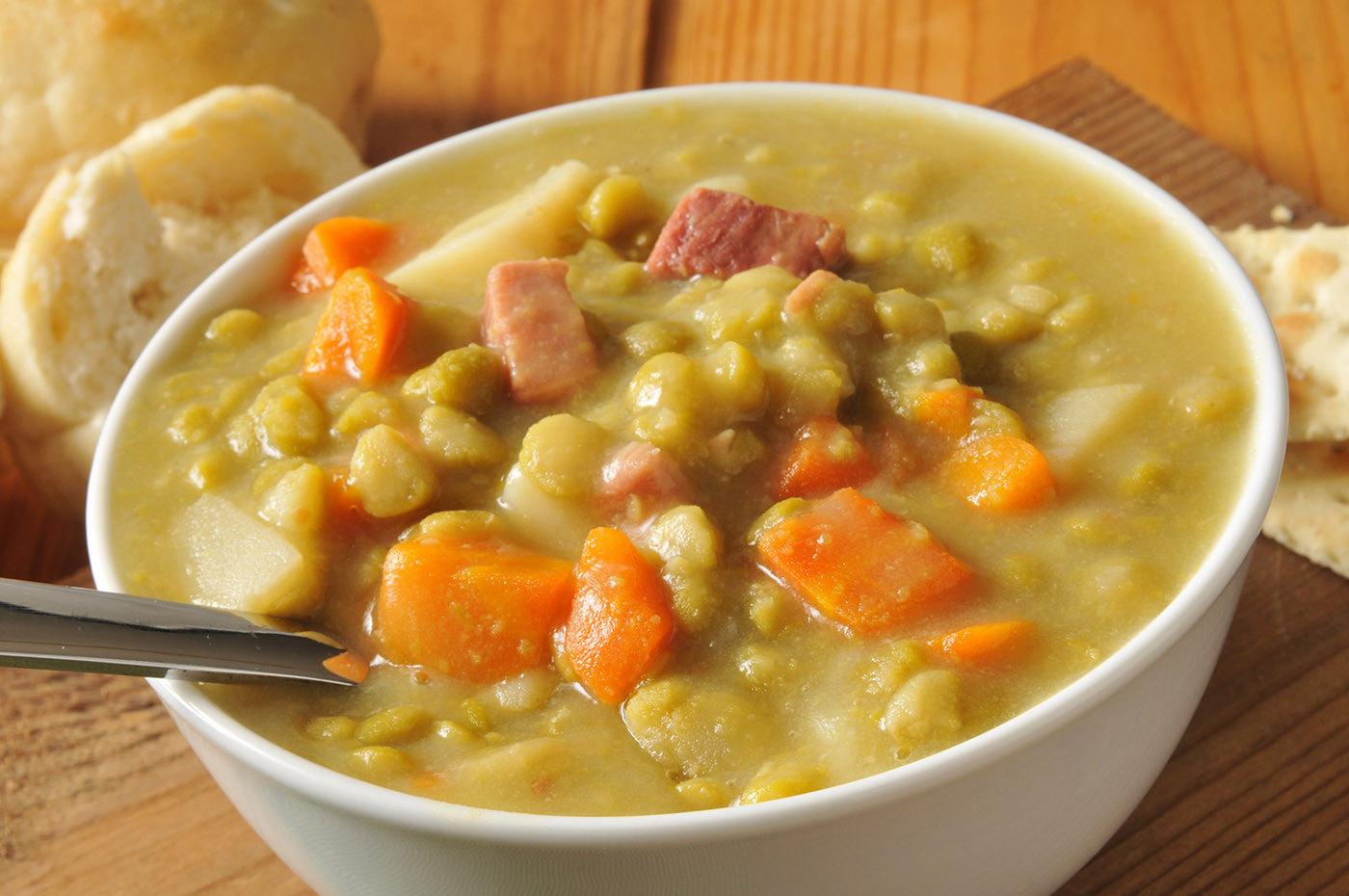 Easy Peasy Homemade Split Pea Soup in Clay