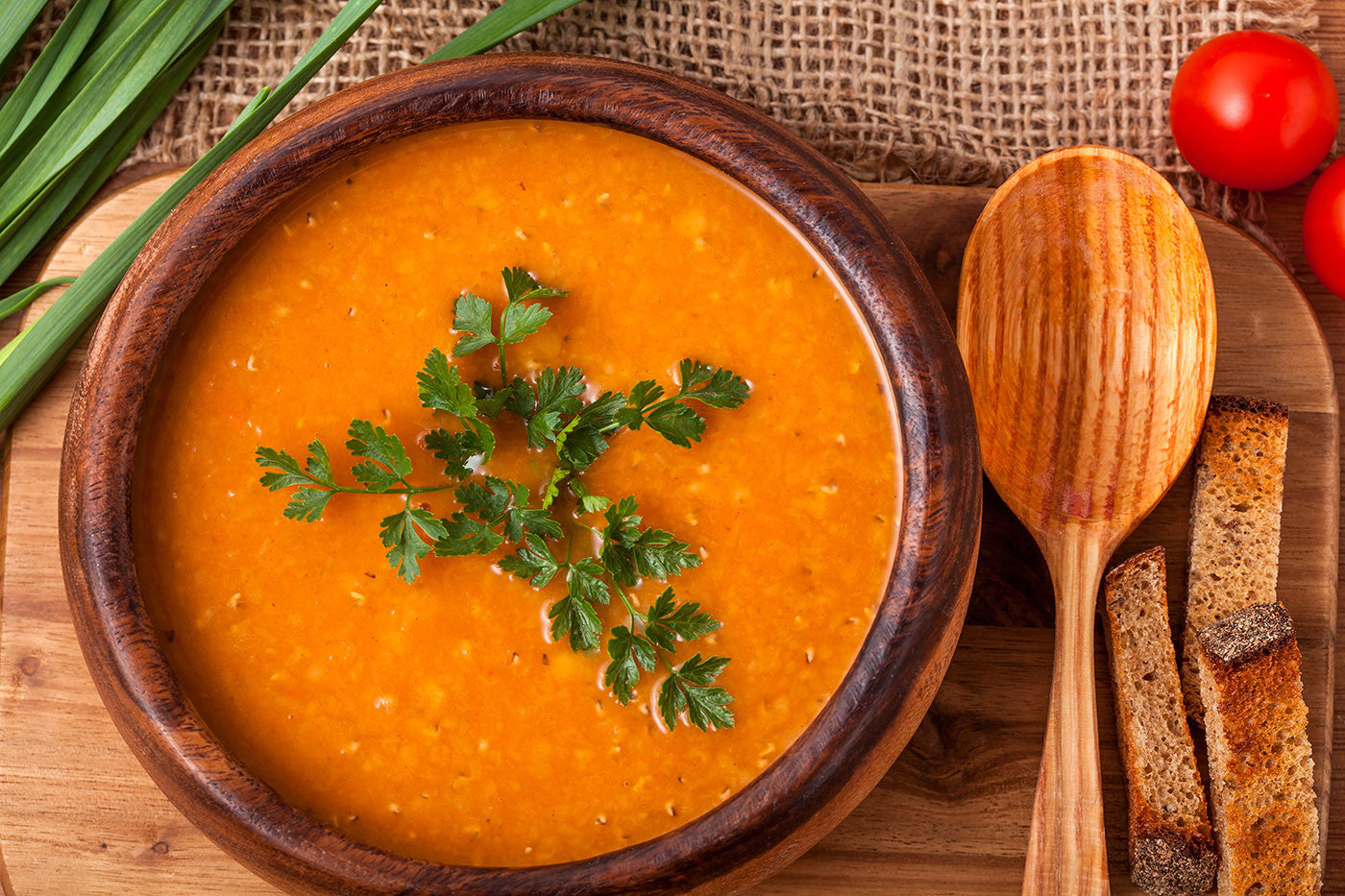 Egyptian Red Lentil Soup