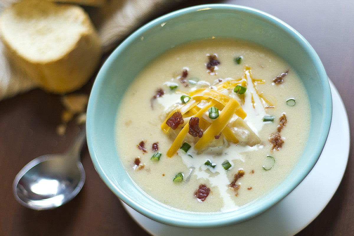 Potato Cheese Soup: Easy, Satisfying and Delicious in VitaClay!