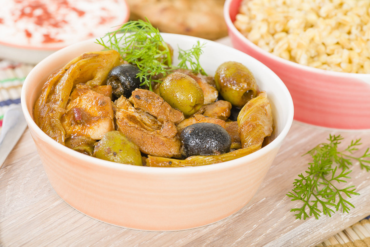 Moroccan Chicken Tagine with Preserved Lemons