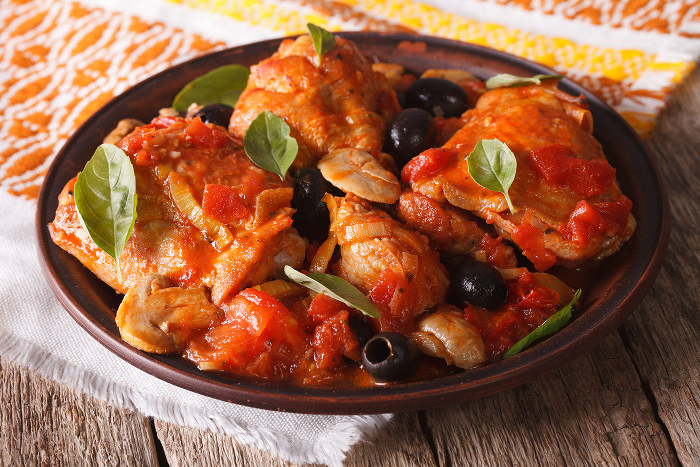 Rustic Chicken Cacciatore Your Authentic One Pot Stop in Clay