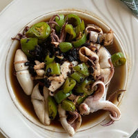 Spicy Calamari In Black Bean Pepper Sauce - VitaClay® Chef