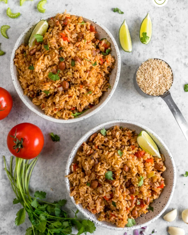 Vegan Spanish Inspired Rice and Beans