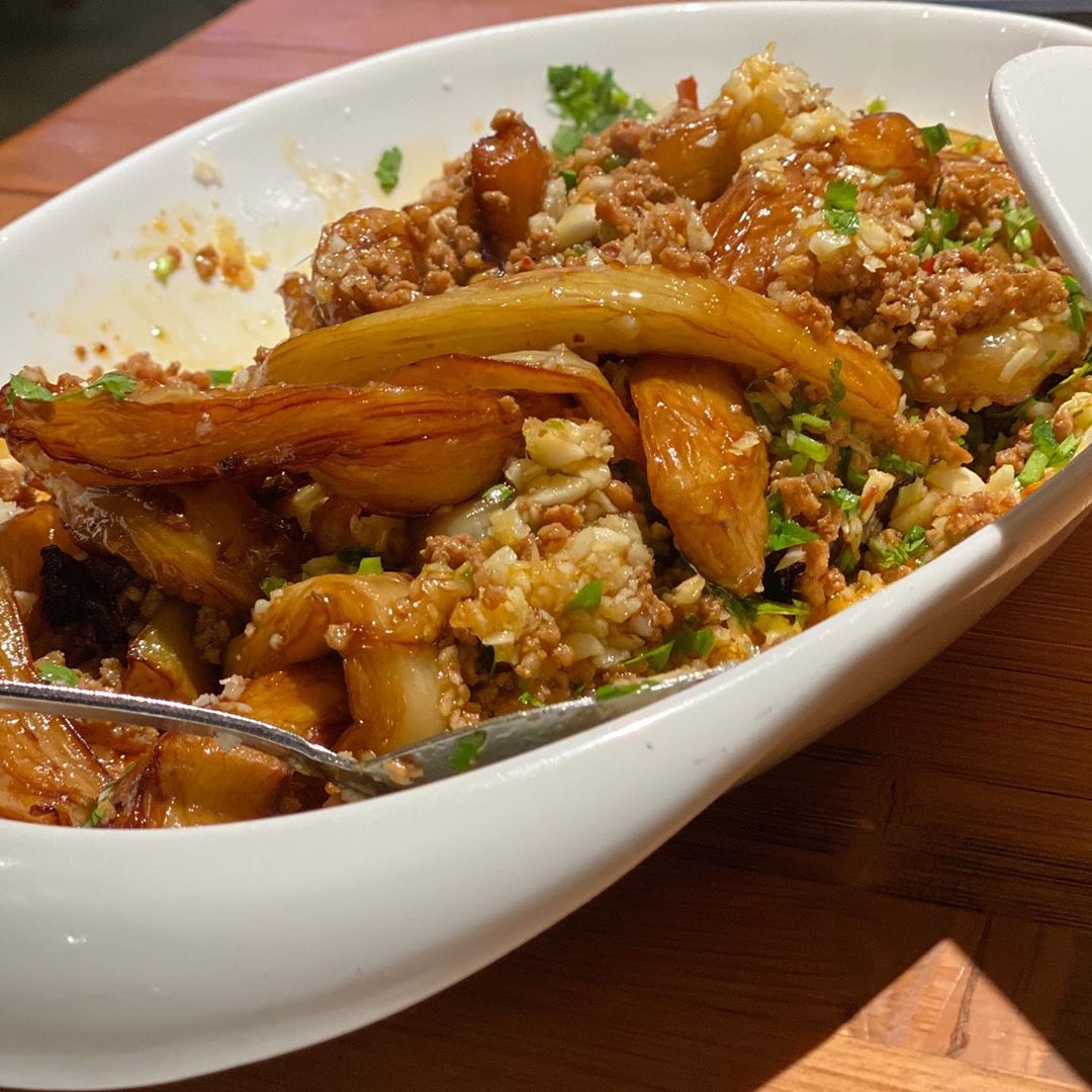 Slow cooker recipes: chinese spicy garlic eggplant cooked in under 30 minutes