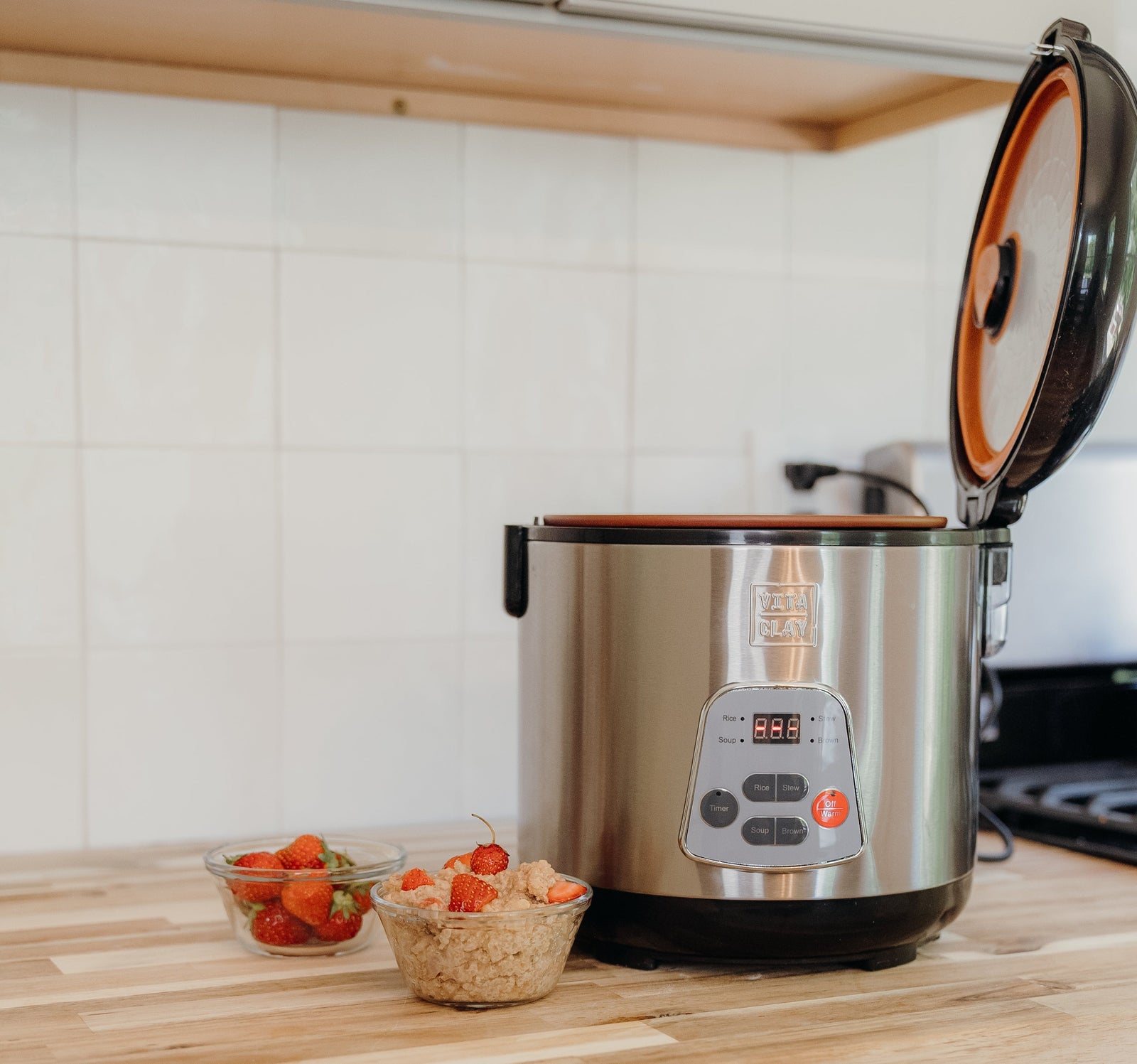 Strawberry Rice Pudding