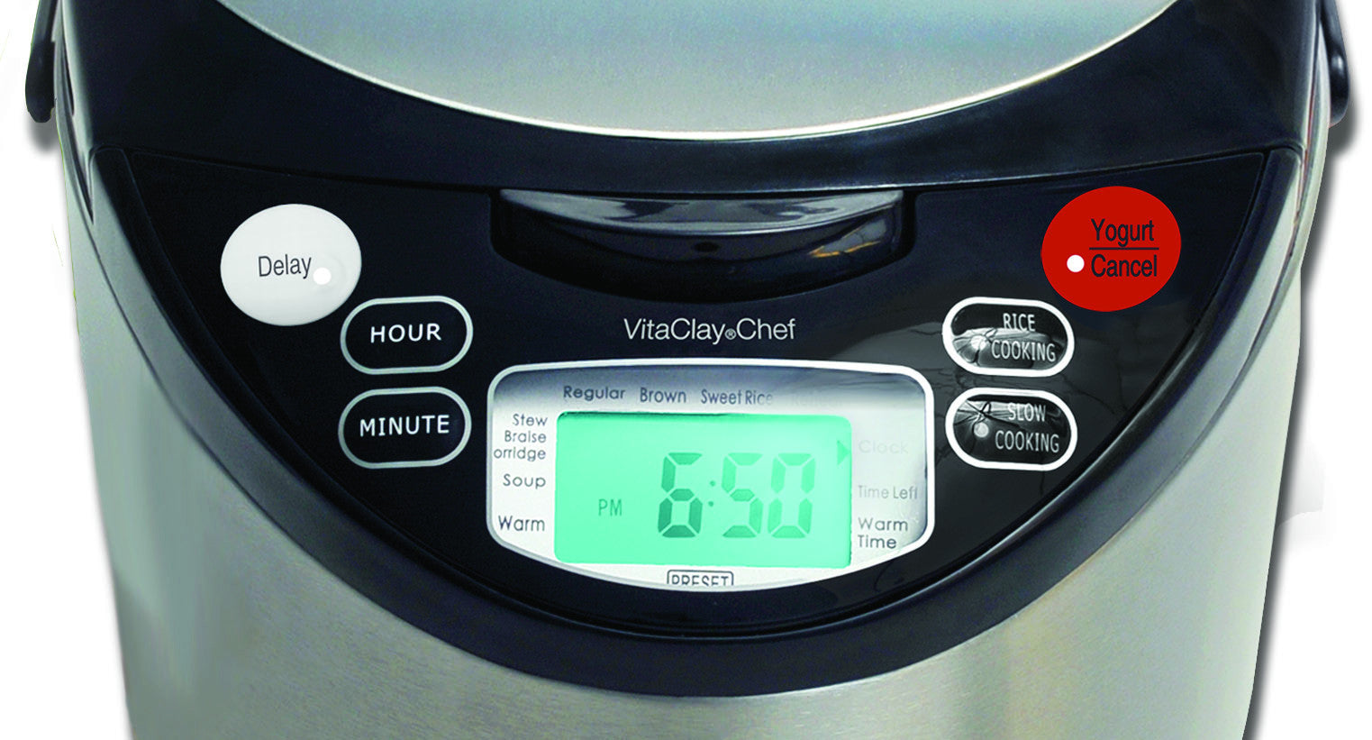 Setting the Delay Cooking Timer on the (Oval) VitaClay Multi-Cooker