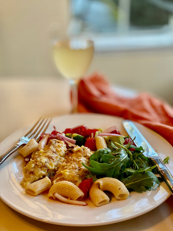 Keto / Low Carb Meal - Chicken Francaise in Instant Clay Crock Pot Slow Cooker - VitaClay® Chef