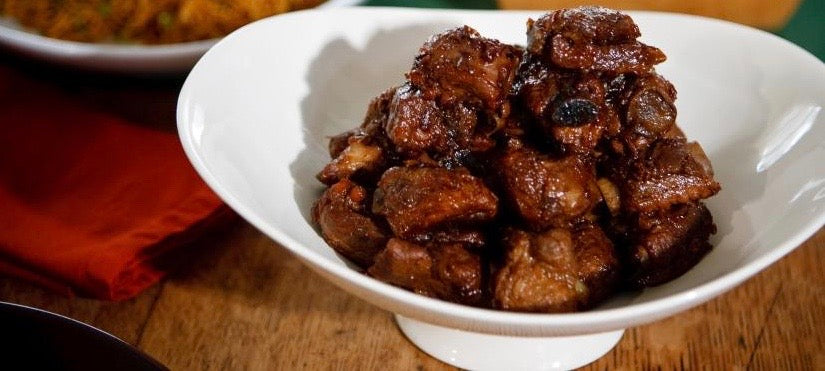 Honey Glazed Spare Ribs in VitaClay Instant Crock Pot Slow Cooker