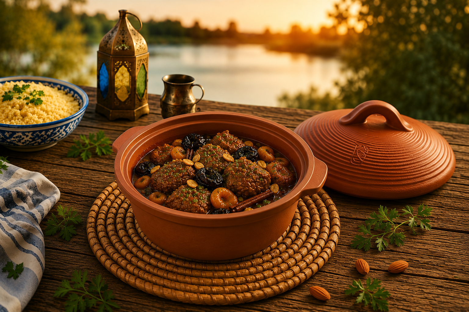 Summer Lamb Tagine with Prunes, Apricots &amp; Honey