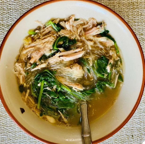Turkey Mung bean noodle soup